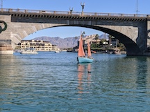 Sailing under London Bridge in Arizona